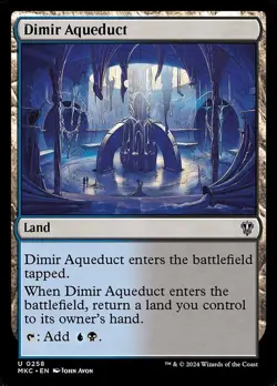 Dimir Aqueduct - Commander: Murders at Karlov Manor MKC- MTG - NM - Magic - 258 - Image 1