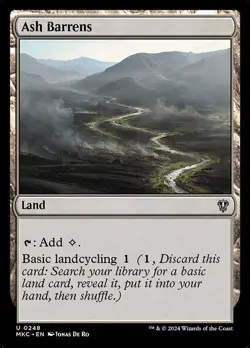 Ash Barrens - Commander: Murders at Karlov Manor MKC- MTG - NM - Magic - 248 U - Image 1