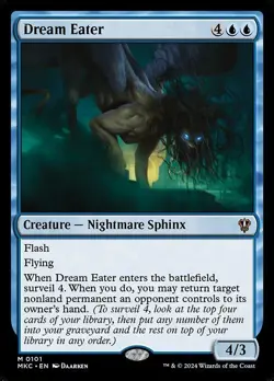 Dream Eater - Commander: Murders at Karlov Manor MKC- MTG - NM - Magic - 101 M - Image 1