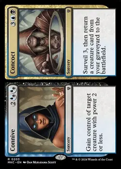 Connive // Concoct - Commander: Murders at Karlov Manor MKC- MTG - NM - Magic - - Image 1