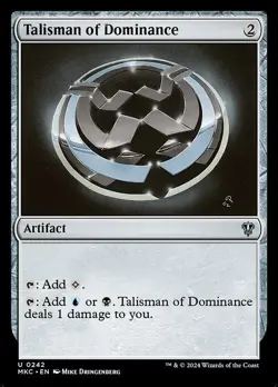 Talisman of Dominance - Commander: Murders at Karlov Manor MKC- MTG - NM - Magic - Image 1