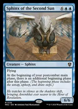 Sphinx of the Second Sun - Commander: Murders at Karlov Manor MKC- MTG - NM - Ma - Image 1