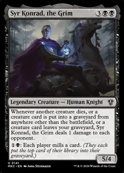 Syr Konrad, the Grim - Commander: Murders at Karlov Manor MKC- MTG - NM - Magic - Image 1