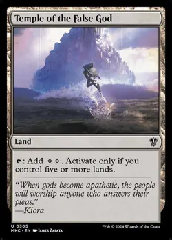 Temple of the False God - Commander: Murders at Karlov Manor MKC- MTG - NM - Mag - Image 1