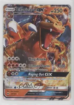 Charizard GX Pokemon Sun & Moon Burning Shadows #20 0ti9 - Image 1