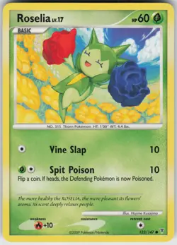 Pokemon TCG Roselia 123 Supreme Victors Common card Normal - Image 1