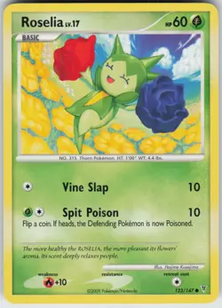 Pokemon TCG Roselia 123 Supreme Victors Common card Normal - Image 1