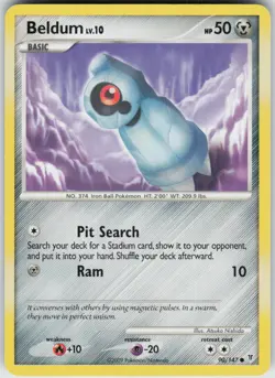 Pokemon TCG Beldum 90 Supreme Victors Common card Normal - Image 1