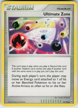 Pokemon TCG Ultimate Zone 91/99 Arceus Uncommon card Normal - Image 1