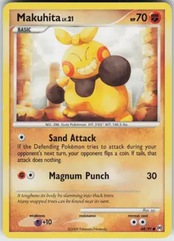 Pokemon TCG Makuhita 68/99 Arceus Common card Normal - Image 1
