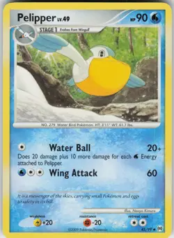 Pokemon TCG Pelipper (45) 45/99 Arceus Uncommon card Normal - Image 1