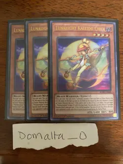 3x Yugioh Lunalight Kaleido Chick BLHR-EN068 Ultra Rare 1st Edition NM/VLP - Image 1