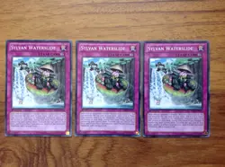 YuGiOh 3 x SYLVAN WATERSLIDE - PRIO-EN073 1st EDITION. Free Postage - Image 3
