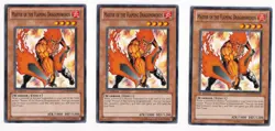 Yugioh 3X Master of the Flaming Dragonswords - Common - 1st Ed - GENF-EN032 NM - Image 1