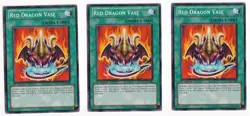 Yugioh- 3X Red Dragon Vase - Common - 1st Edition - EXVC-EN046 - Near Mint - Image 1