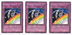 Yugioh- 3X Rainbow Gravity - Common - 1st Edition - LODT-EN065 - Near Mint - Image 1