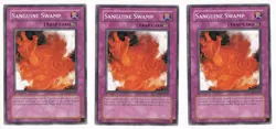 Yugioh- 3X Sanguine Swamp - Common - 1st Edition - LODT-EN077 - Near Mint - Image 1