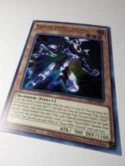 Yugioh Vision HERO Increase GFP2-EN057 Ultra Rare 1st Ed NM - Image 2
