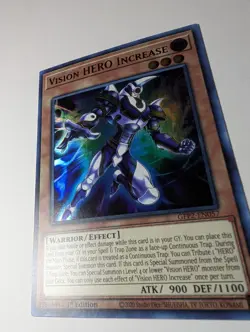 Yugioh Vision HERO Increase GFP2-EN057 Ultra Rare 1st Ed NM - Image 4