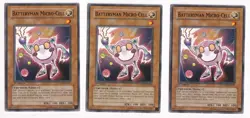 3x BATTERYMAN MICRO-CELL LODT-EN032 1ST EDITION COMMON YUGIOH NM - Image 1