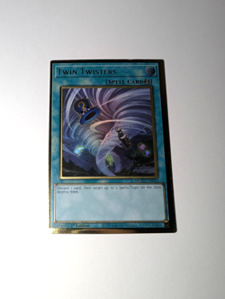 Yugioh Twin Twisters MGED-EN043 Gold Rare 1st Ed NM - Image 1