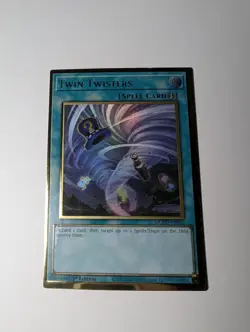 Yugioh Twin Twisters MGED-EN043 Gold Rare 1st Ed NM - Image 2
