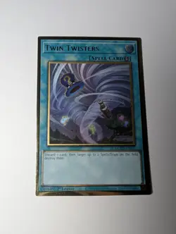 Yugioh Twin Twisters MGED-EN043 Gold Rare 1st Edition M - Image 1