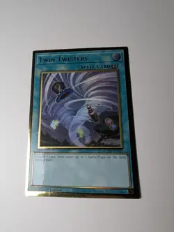 Yugioh Twin Twisters MGED-EN043 Gold Rare 1st Edition M - Image 3