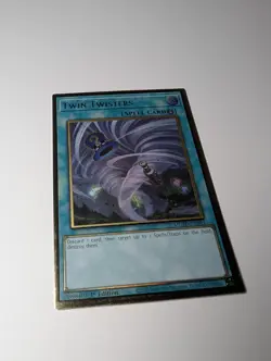 Yugioh Twin Twisters MGED-EN043 Gold Rare 1st Edition M - Image 4