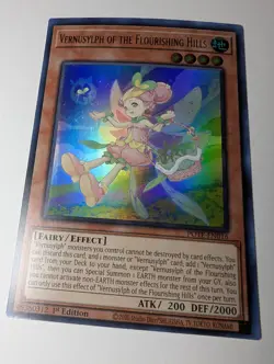 Yugioh Vernusylph of the Flourishing Hills (Ultra Rare) (1st Ed) - POTE-EN016 P - Image 2