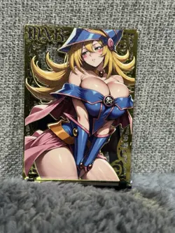 GODDESS STORY MXR #076/100 DARK MAGICIAN GIRL YUGIOH METAL ANIME WAIFU CARD - Image 1