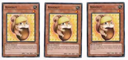 Yugioh- 3X Rodenut - Common - 1st Edition - PHSW-EN032 - Near Mint - Image 1