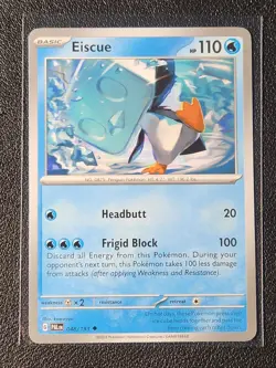 Eiscue 048/193 Pokemon card SV Paldea Evolved uncommon NM - Image 1