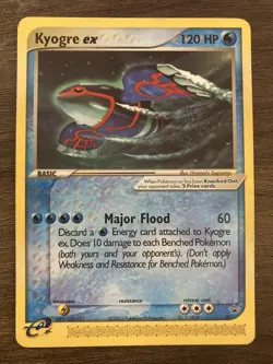 Pokemon Card Kyogre Ex Black Star Promo 001 Nintendo - Image 1