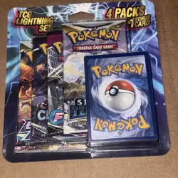 Pokemon TCG Lightning Box Set w/4 PACKS And Bonus Card Brand NEW Sealed 97712544540 - Image 2