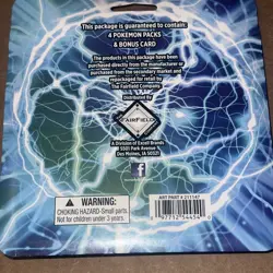 Pokemon TCG Lightning Box Set w/4 PACKS And Bonus Card Brand NEW Sealed 97712544540 - Image 3