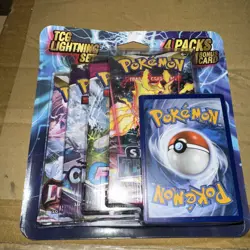 Pokemon TCG Lightning Box Set w/4 PACKS And Bonus Card Brand NEW Sealed 97712544540 - Image 4