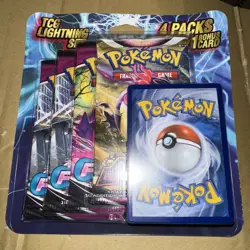 Pokemon TCG Lightning Box Set w/4 PACKS And Bonus Card Brand NEW Sealed 97712544540 - Image 5