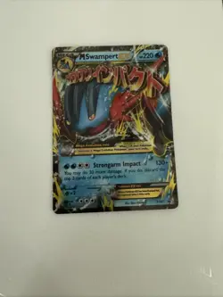 Pokemon TCG Card Mega Swampert EX XY87 Black Star Promo - Image 1