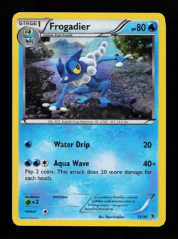 Frogadier 13/39 Common Kalos Starter Set Pokemon Card - Image 1