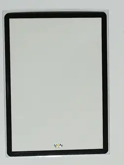 [NM] MTG, Misprint, 1 x Blank Card with Rare Stamp - Image 1