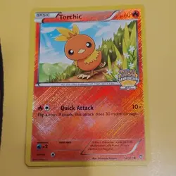 Torchic 12/111 Pokemon Card TCG City Championships Promo Holo Rare - Image 1