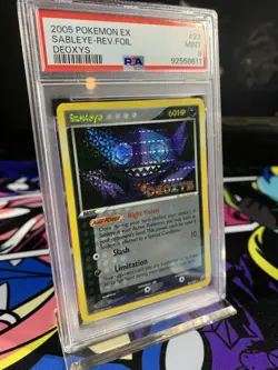 Pokemon Card PSA 9 MINT Ex Deoxys Saybleye 23/107 2005 Reverse Holo - Image 4
