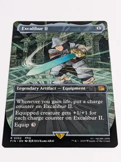 Excalibur II Borderless Rare 0352 - Final Fantasy MTG (NM) - Image 1