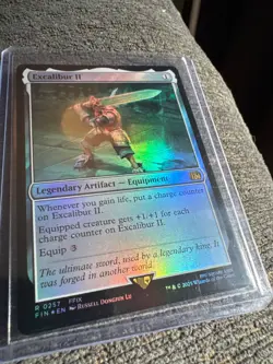 Excalibur 2 Magic the Gathering Foil Final Fantasy MTG - Image 1