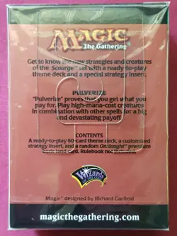 Magic The Gathering SCOURGE PULVERIZE New Sealed Preconstructed Theme Deck MTG - Image 2