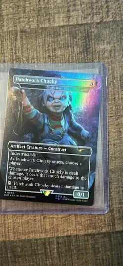 Patchwork Chucky - Stuffy Doll Secret Lair Drop Foil - Image 1