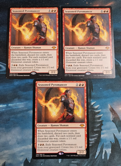 3X Seasoned Pyromancer, Modern Horizons, Magic The Gathering, MTG - Image 1