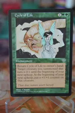 1 x cycle of life from mirage mtg Magic the Gathering - Image 1