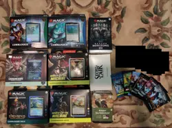 Magic the Gathering Commander Sealed Product Lot w/ other sealed items - Image 1